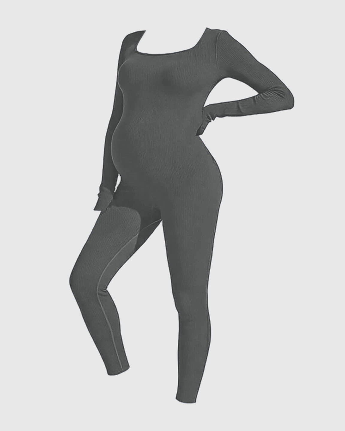 Seamless Ankle Length Maternity Bodysuit
