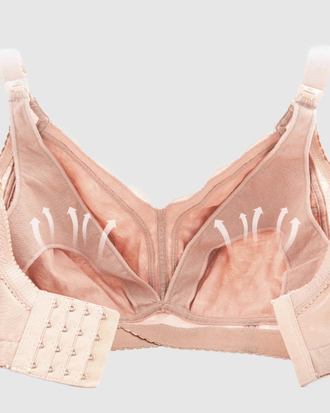 Lace Full-Cup Wire-Free Nursing Bra