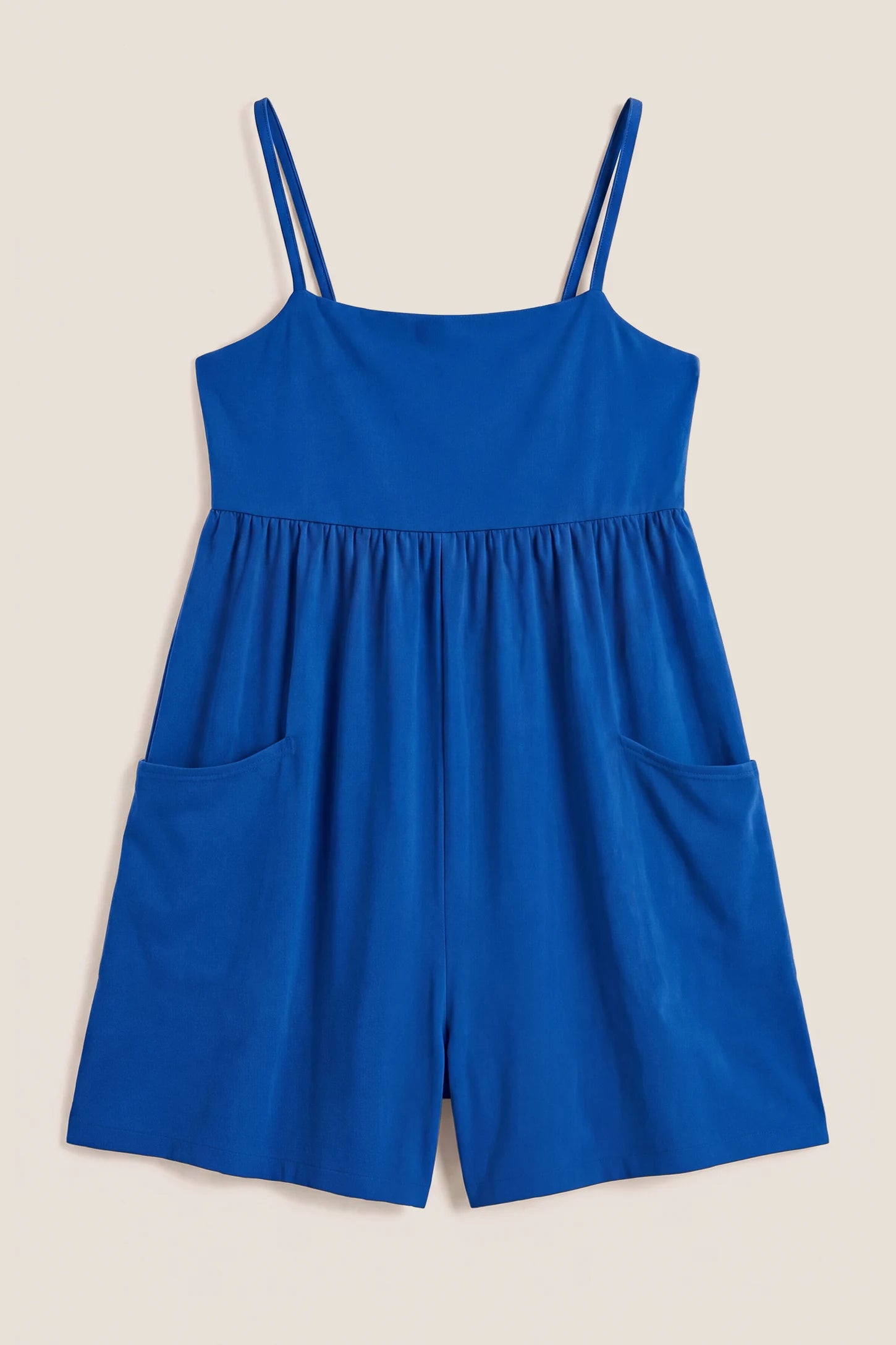Spaghetti Strap Empire Waist Maternity Romper