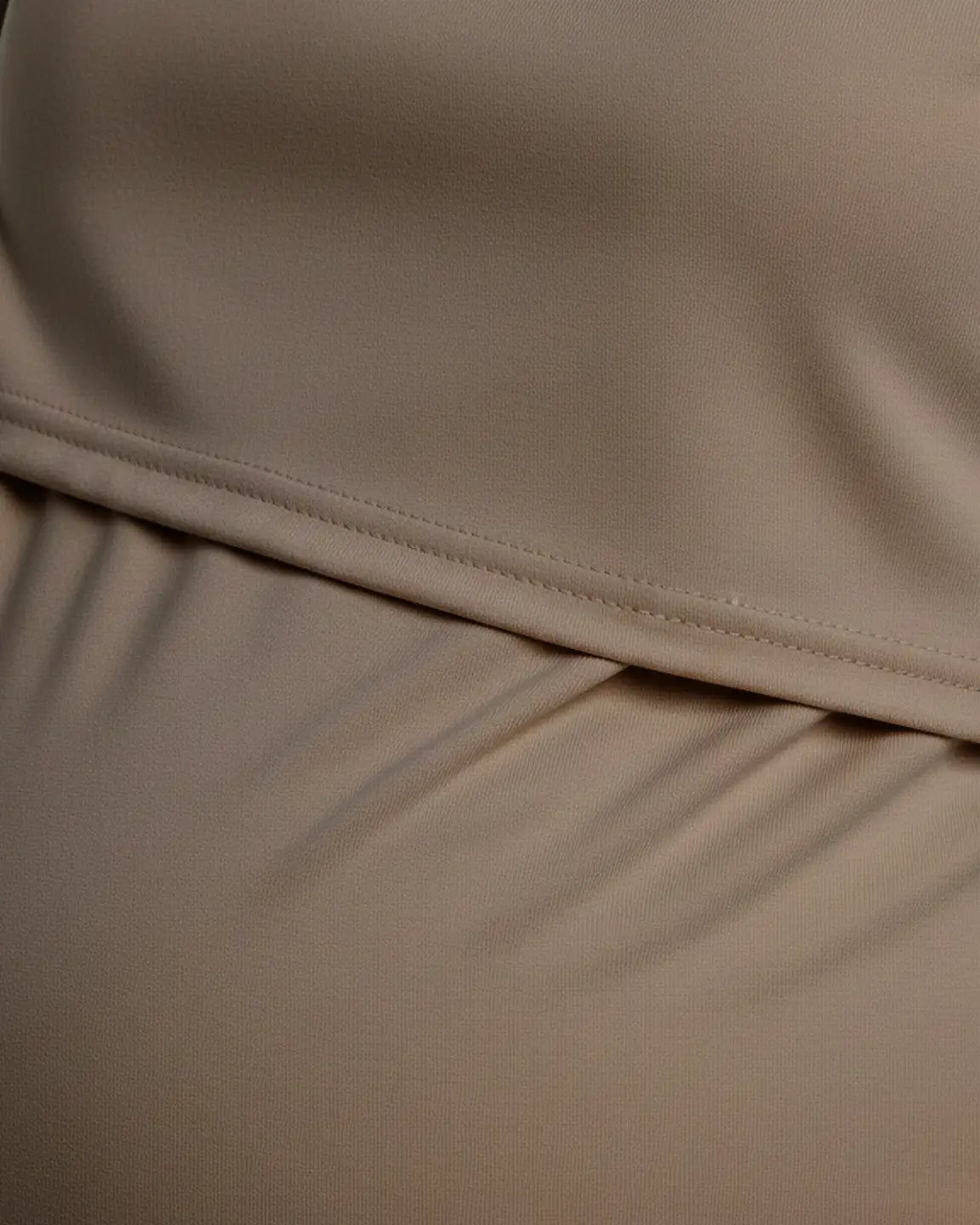 Round Neck Nursing Top With Feeding Port