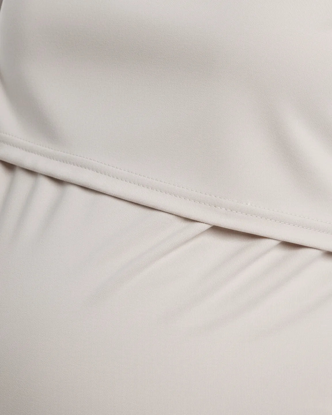 Round Neck Nursing Top With Feeding Port