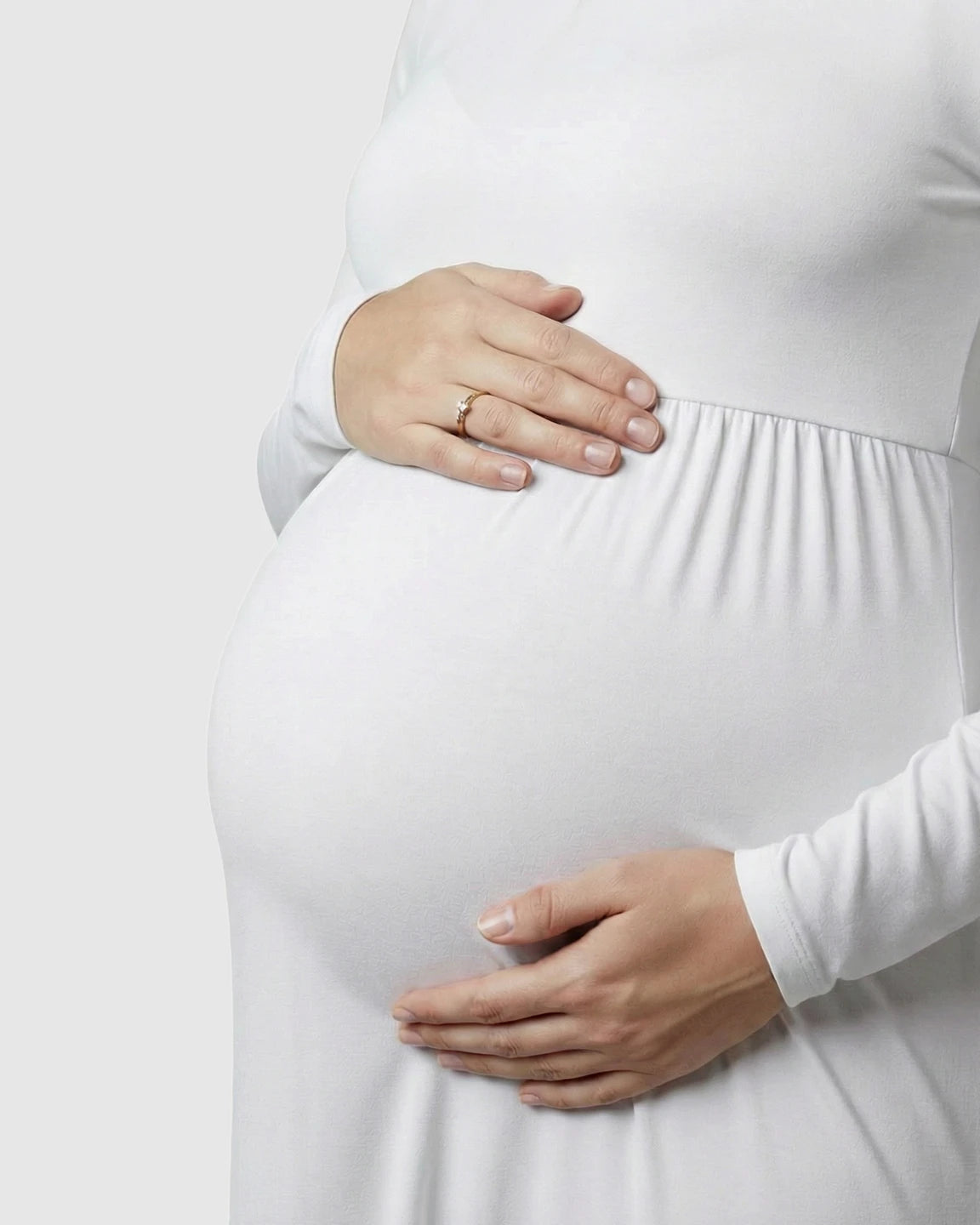 Empire Waist Elegant Maternity Photoshoot Dress