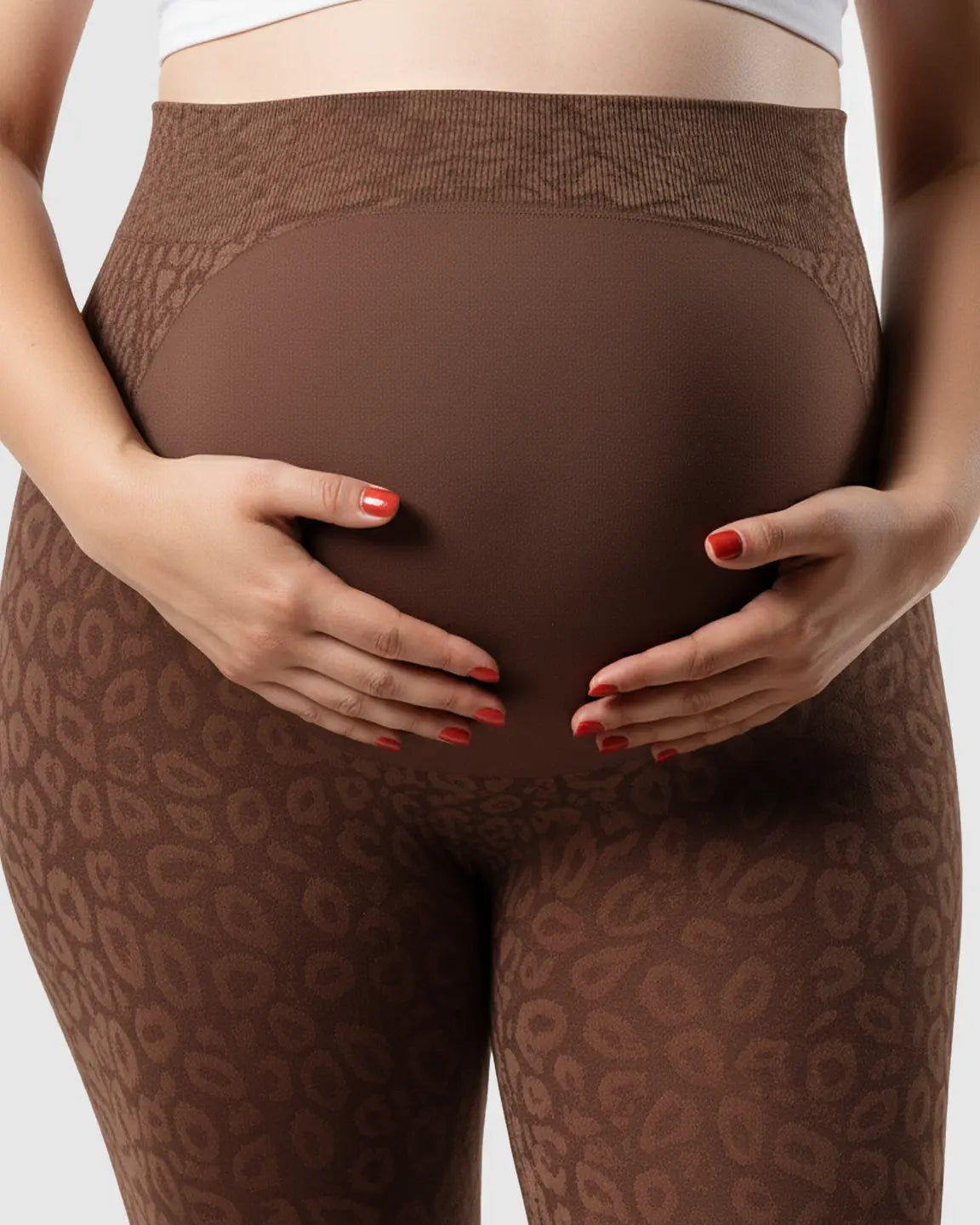 High-waisted Printed Maternity Leggings