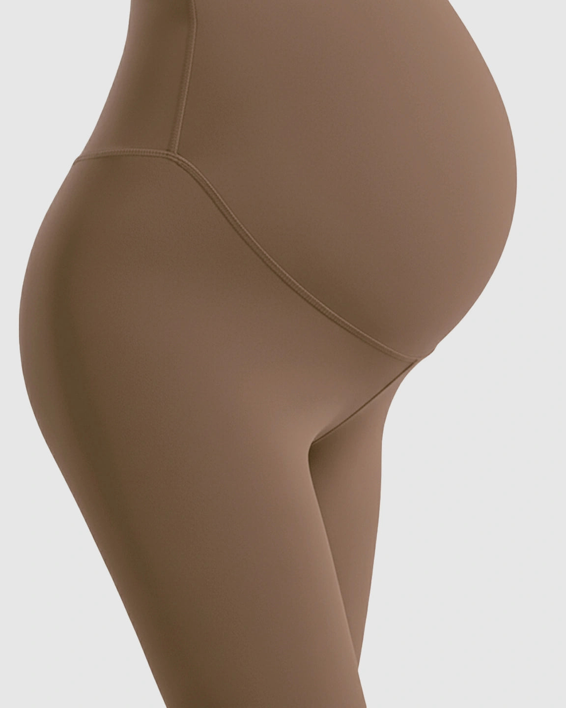 Double-Layer Belly Support Maternity Leggings