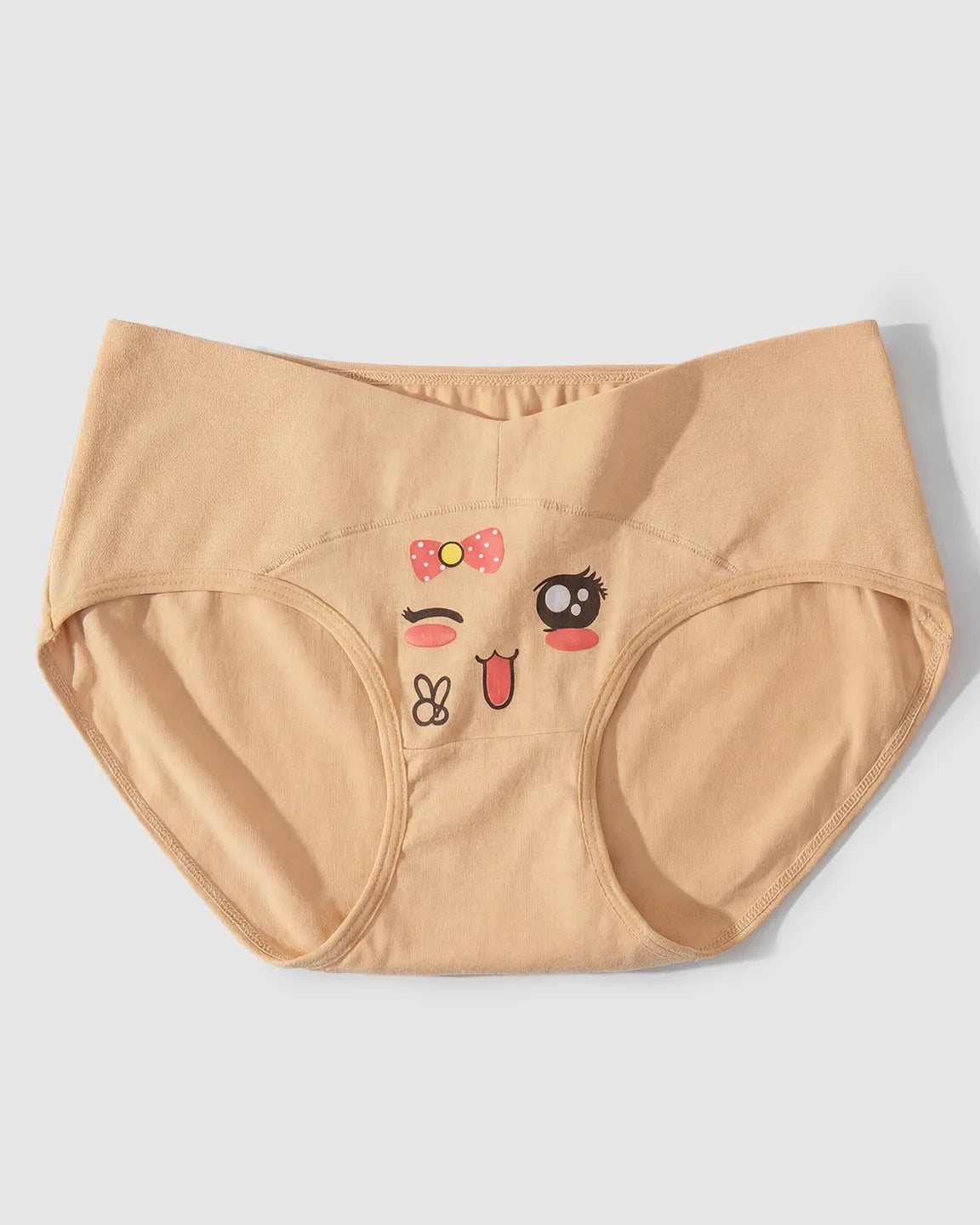 Mid-Waist Abdomen-Support Maternity Panties