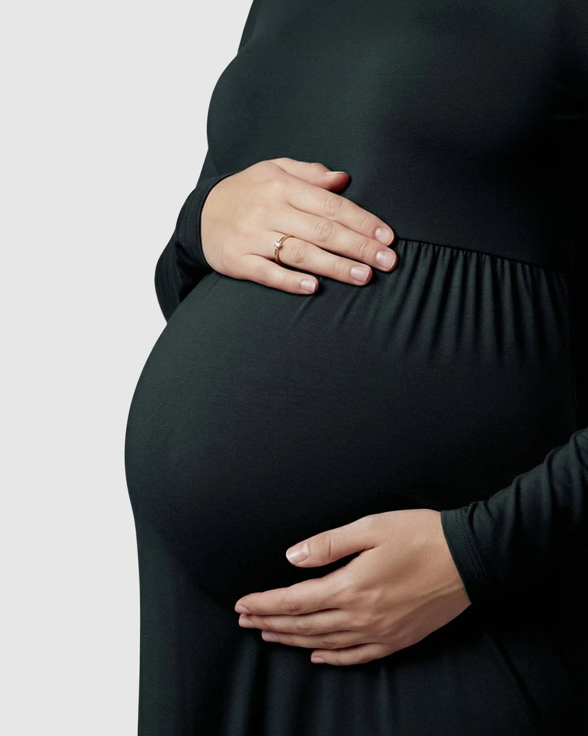 Empire Waist Elegant Maternity Photoshoot Dress