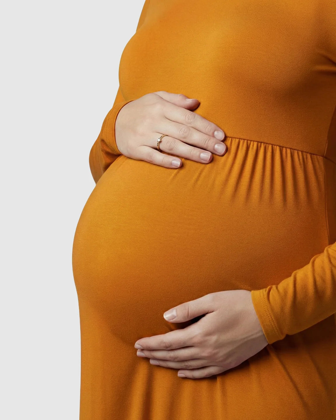 Empire Waist Elegant Maternity Photoshoot Dress