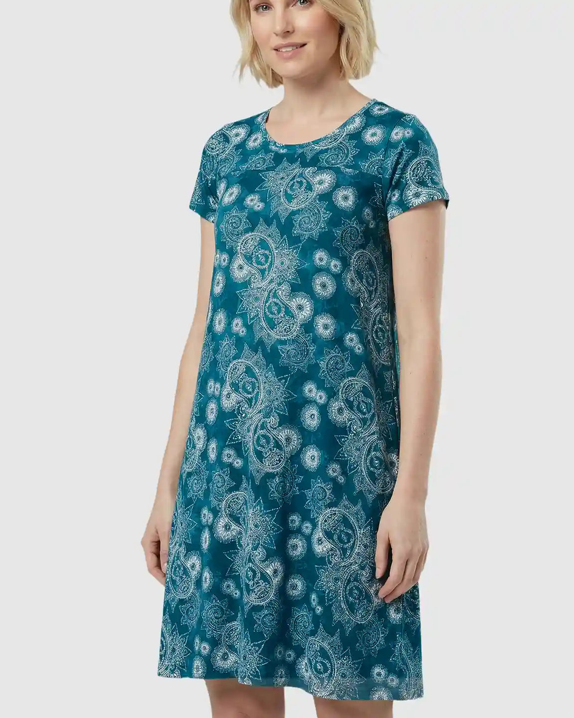 Breathable Cotton A-Line Nursing & Maternity Dress