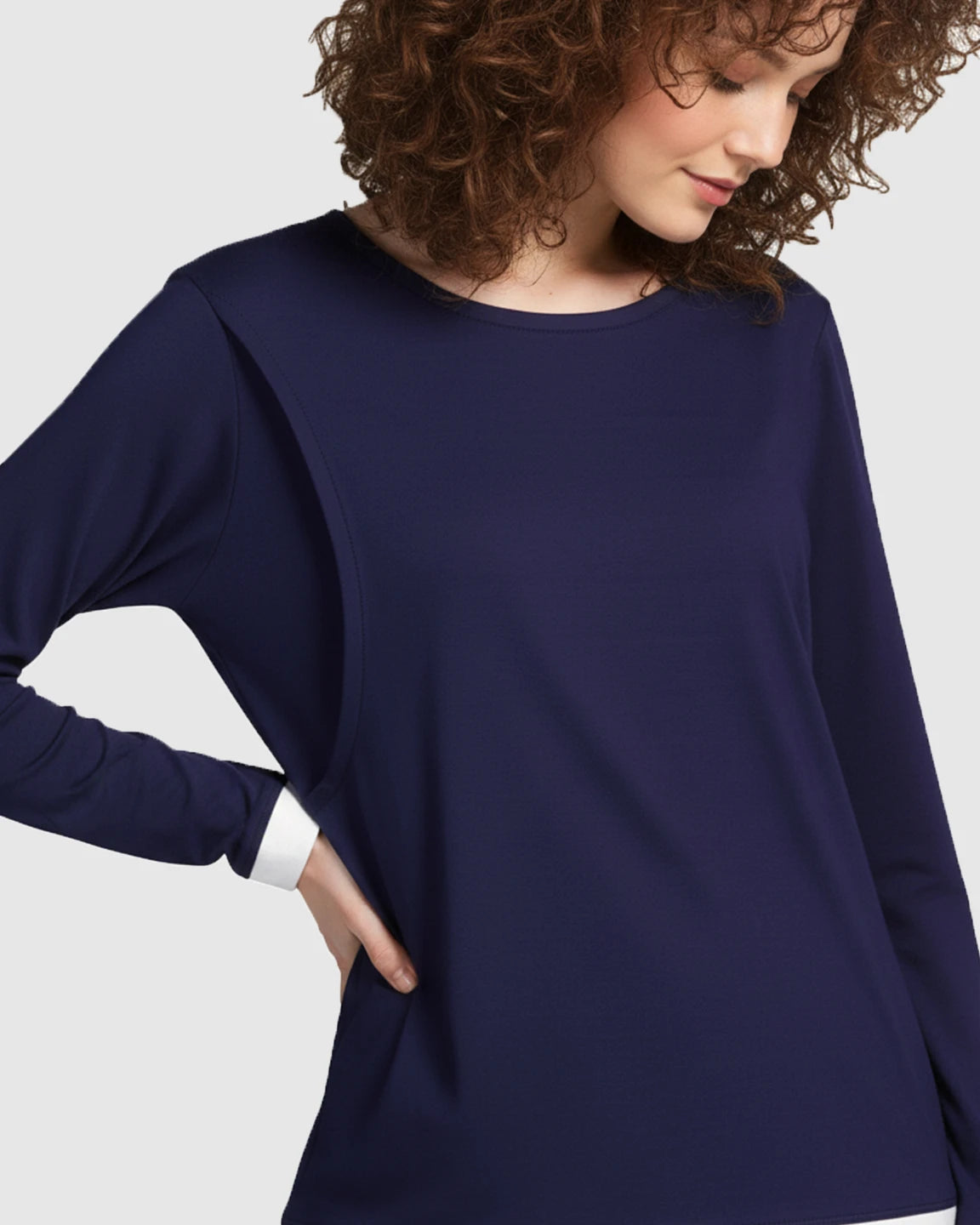 Convenient Nursing Opening Casual Maternity Lounge Set