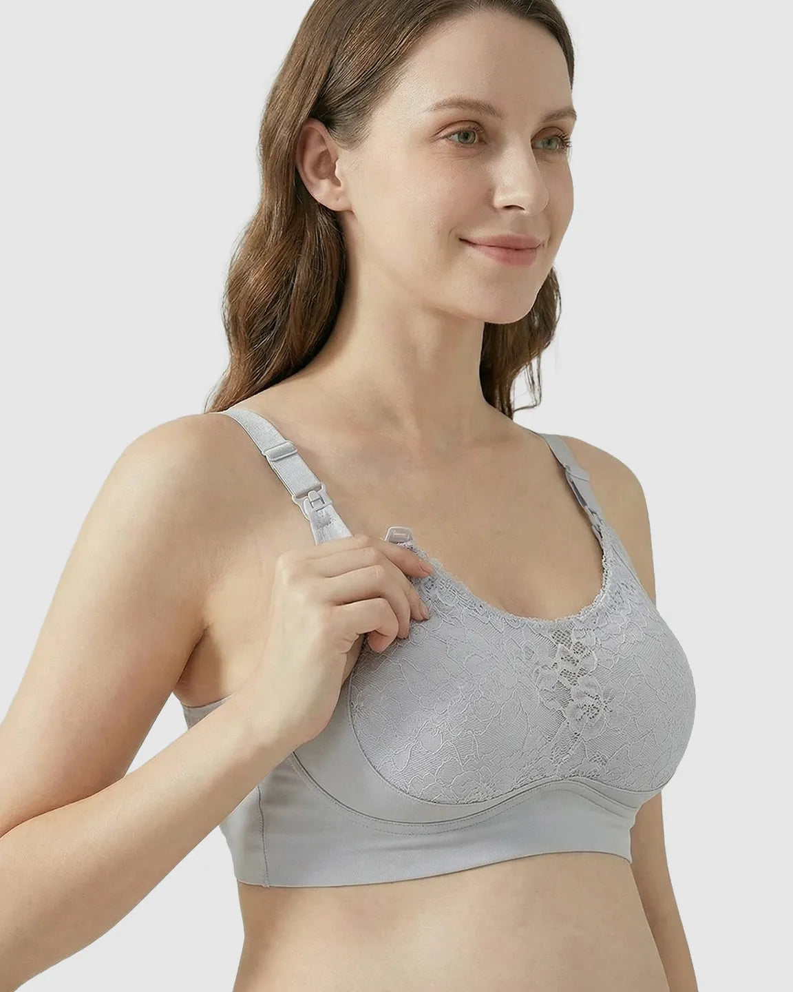 One-Piece Lace Breastfeeding Bra