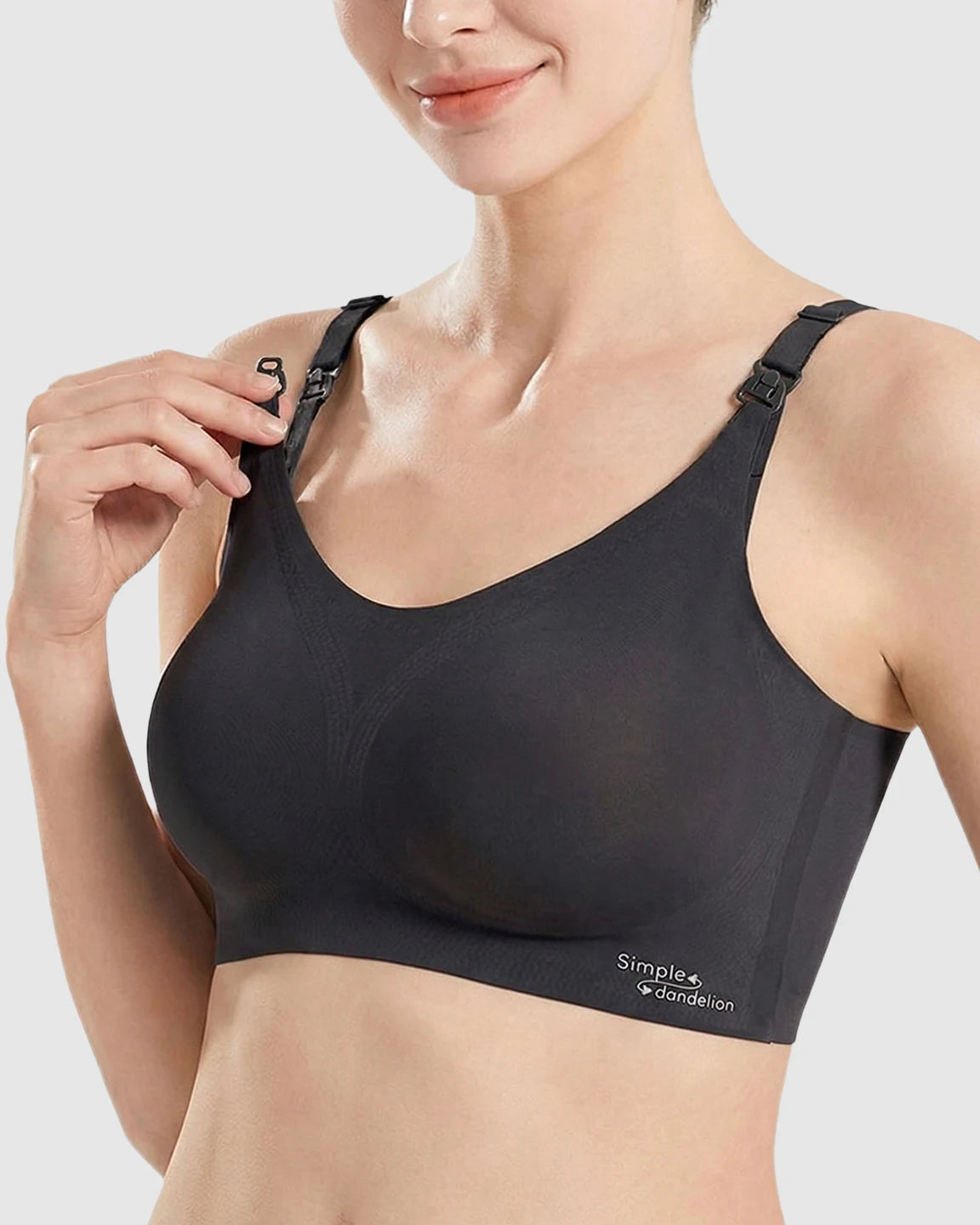 Clip-Down Straps Contoured Nursing Bra
