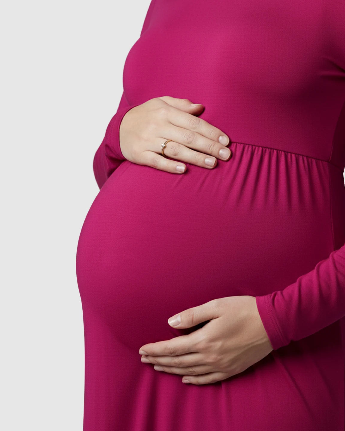 Empire Waist Elegant Maternity Photoshoot Dress