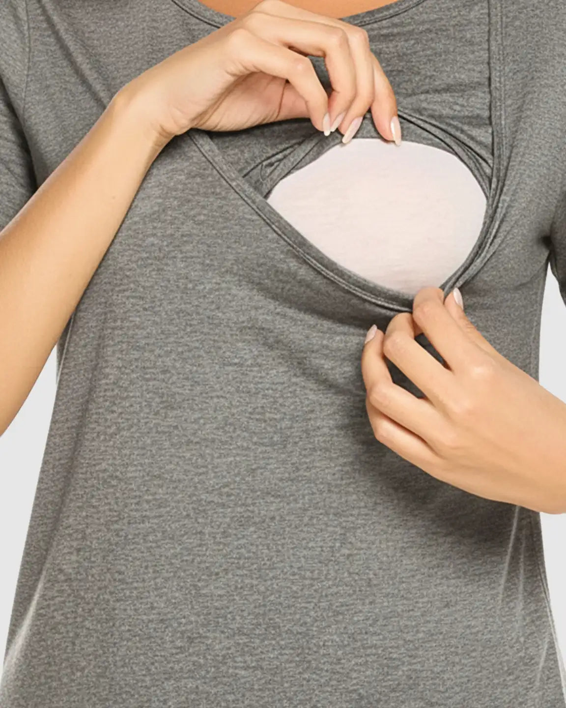 Easy Nursing-Access Modal Maternity Sleepwear