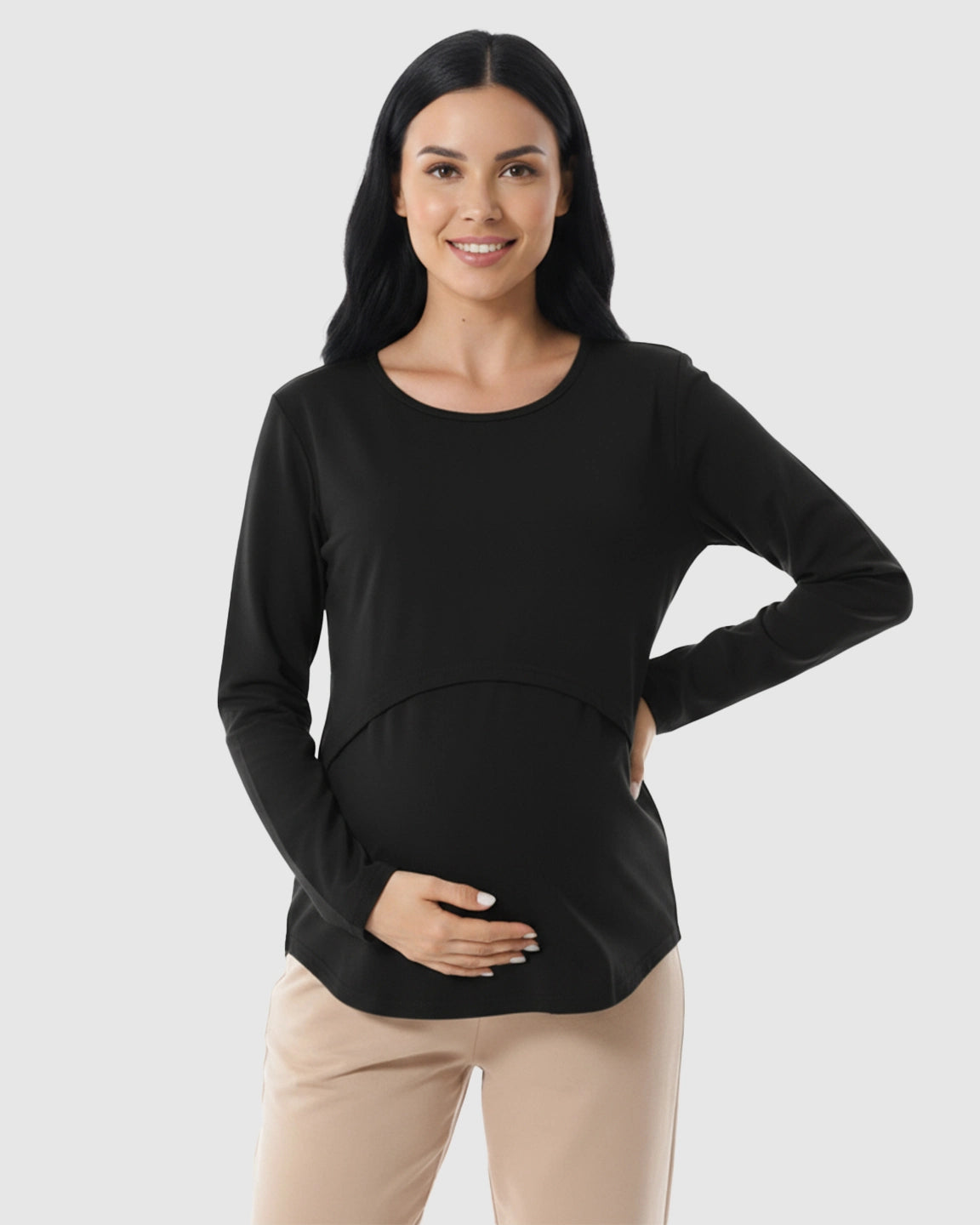 Nursing Access Loose Fit Maternity & Nursing Top