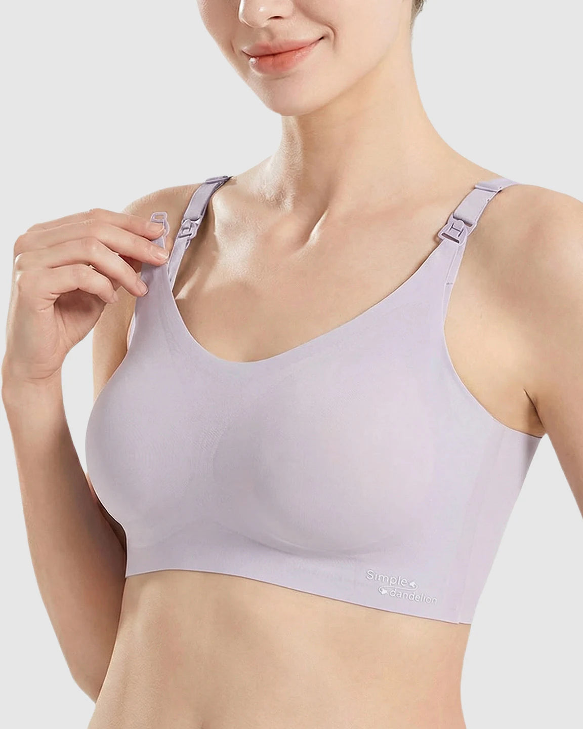 Clip-Down Straps Contoured Nursing Bra