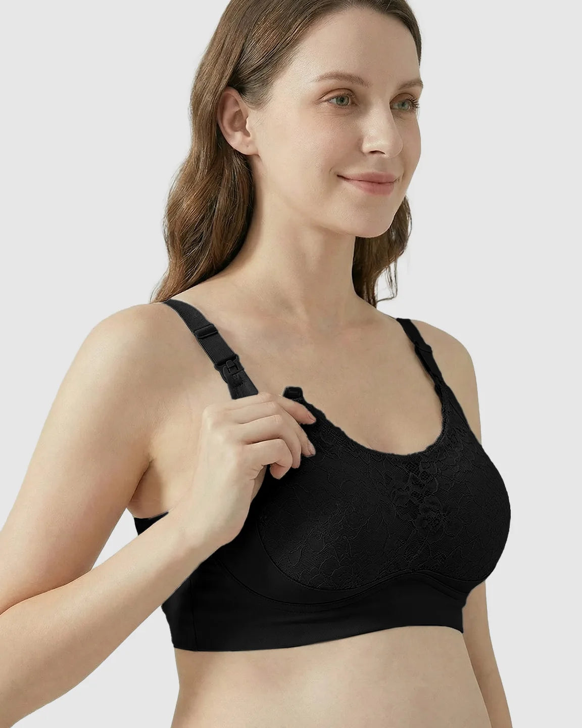 One-Piece Lace Breastfeeding Bra