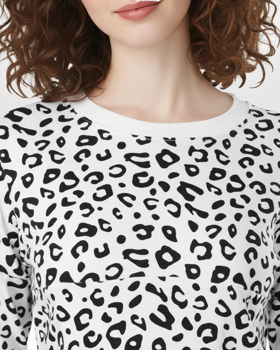 Long-sleeve Printed Maternity & Nursing Sweatshirt