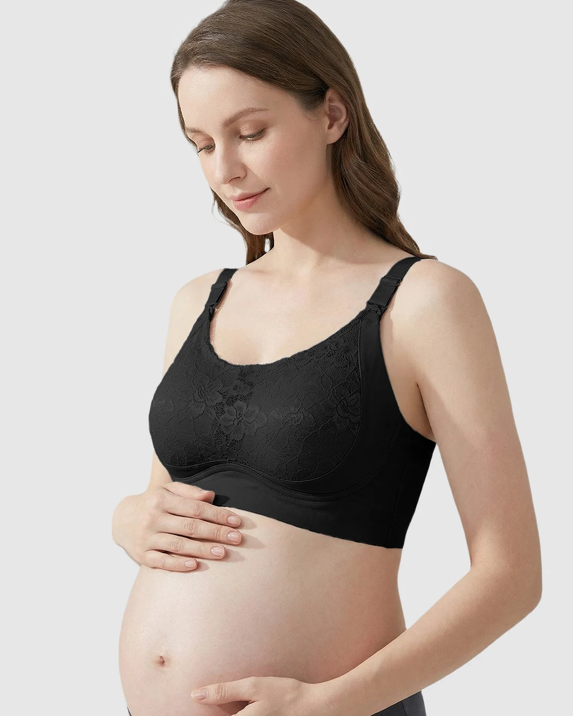 One-Piece Lace Breastfeeding Bra