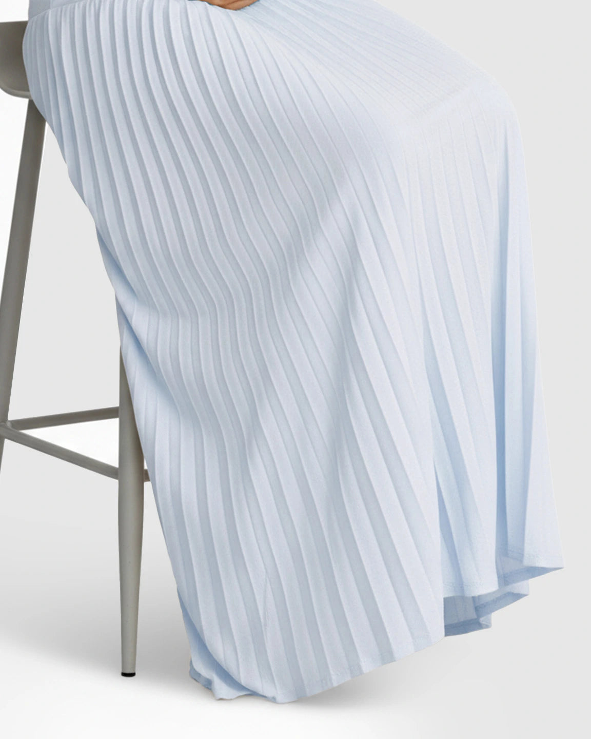 Curve-Hugging Pleated Maternity Maxi Dress