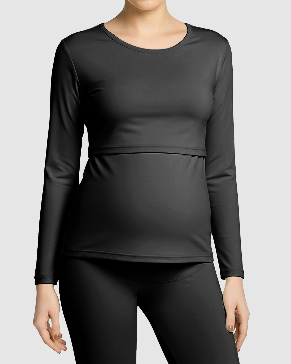 Thick Cotton Nursing Maternity Pajama Set