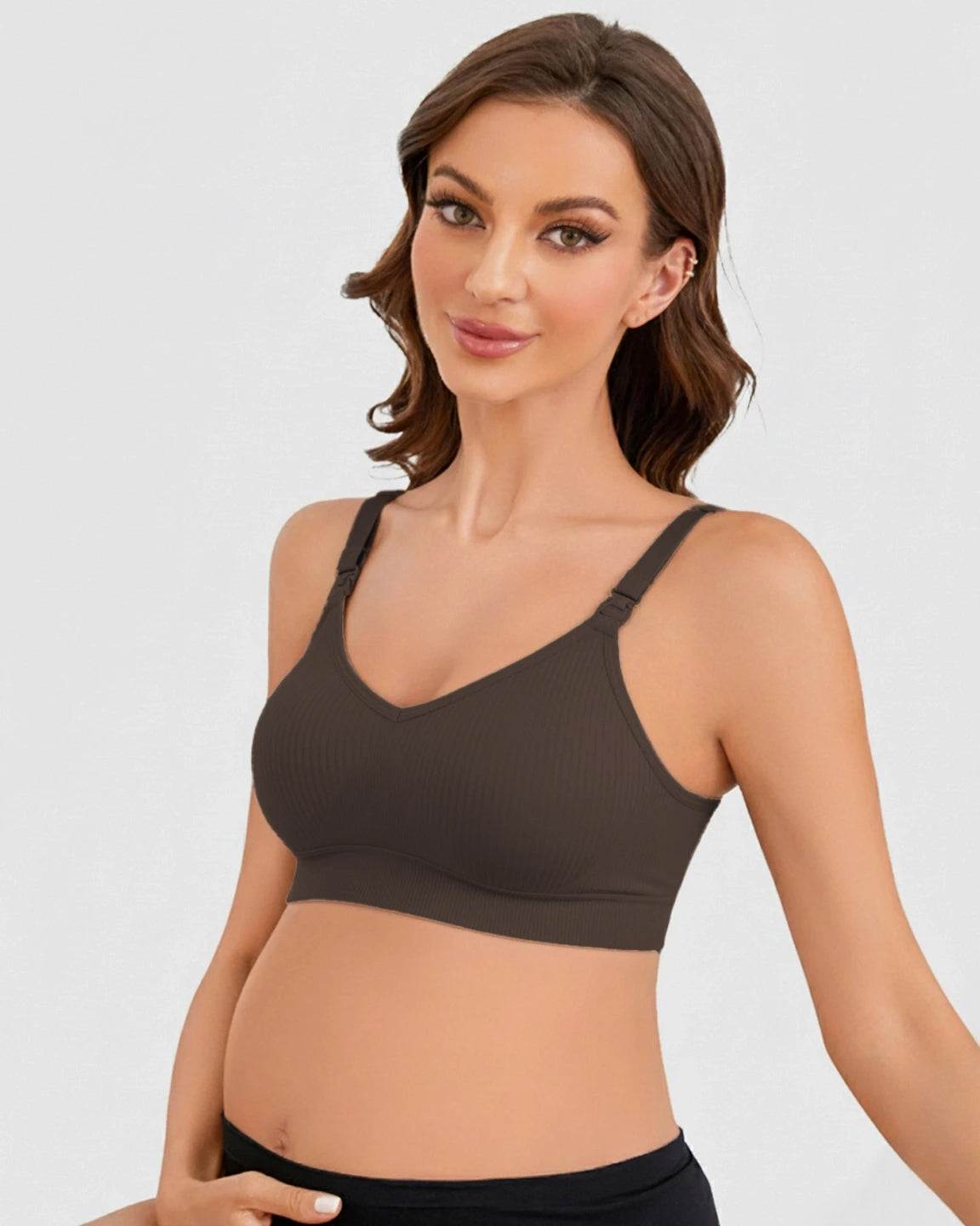 Wireless Front-Open Maternity Nursing Bra
