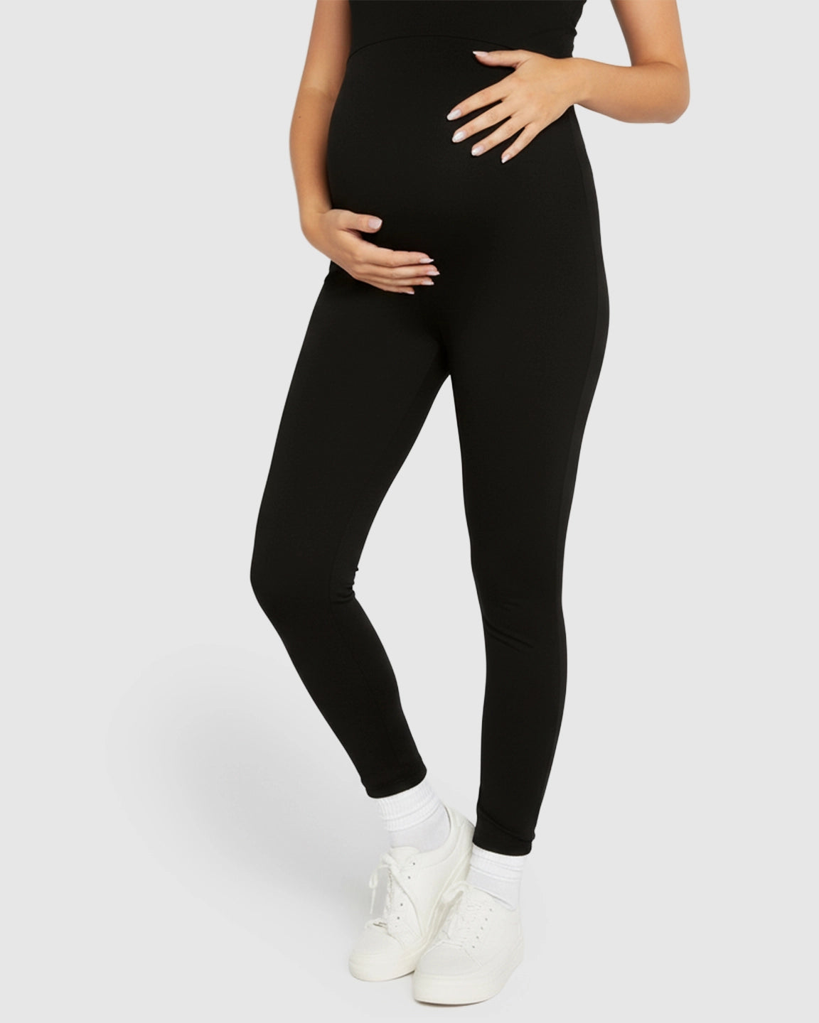 Supportive-Sculpt Sleek-Fit Maternity Bodysuit