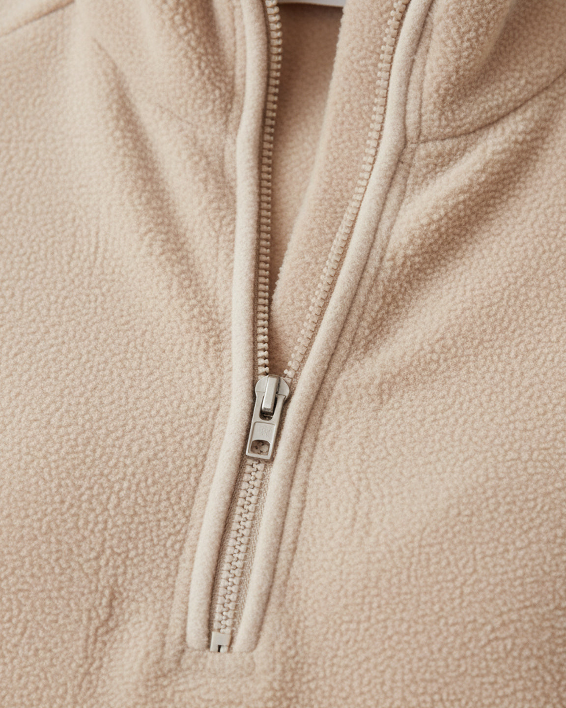 Half-Zip Long Sleeve Maternity Top