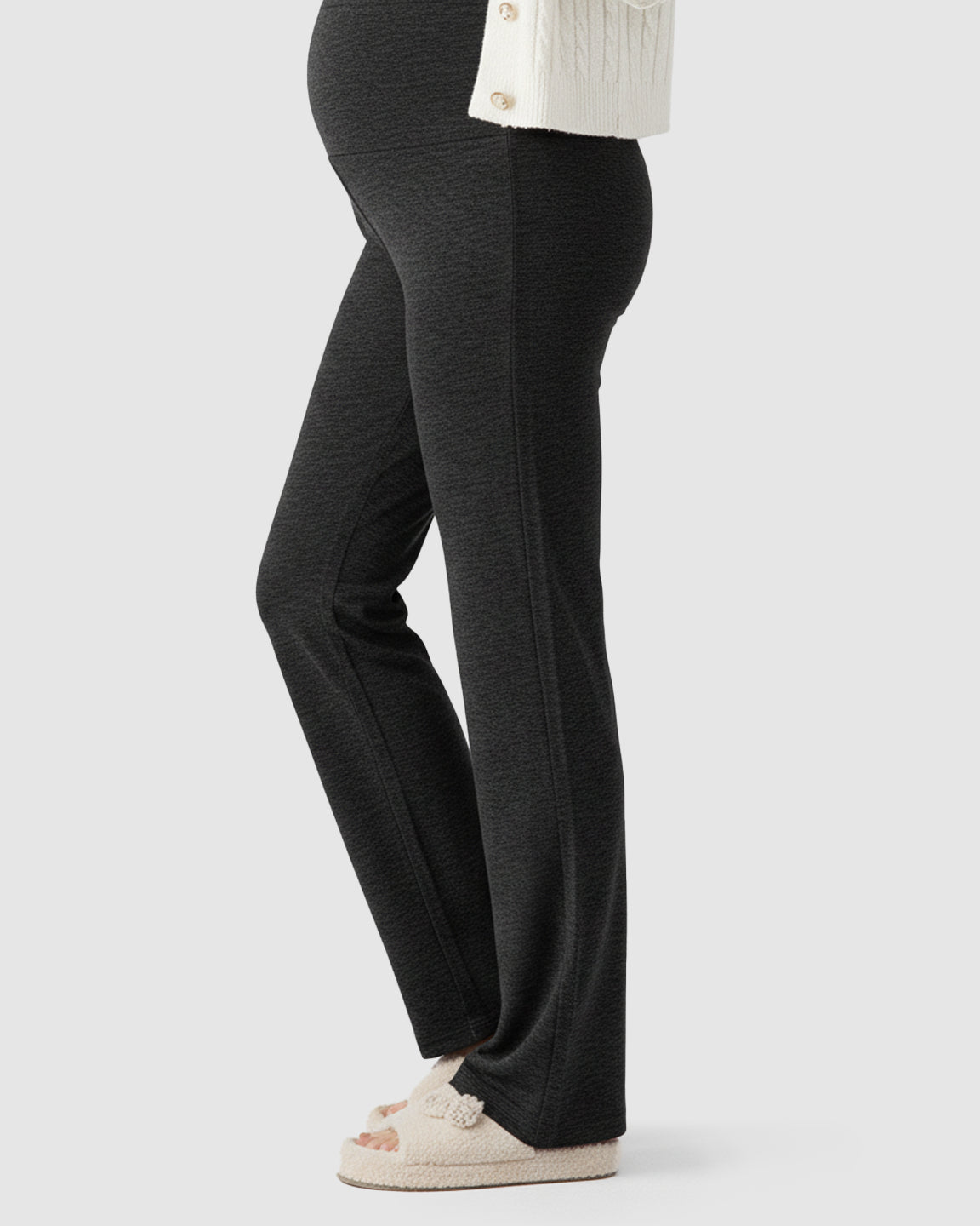 Wide-Leg Flowy Support Maternity Pants