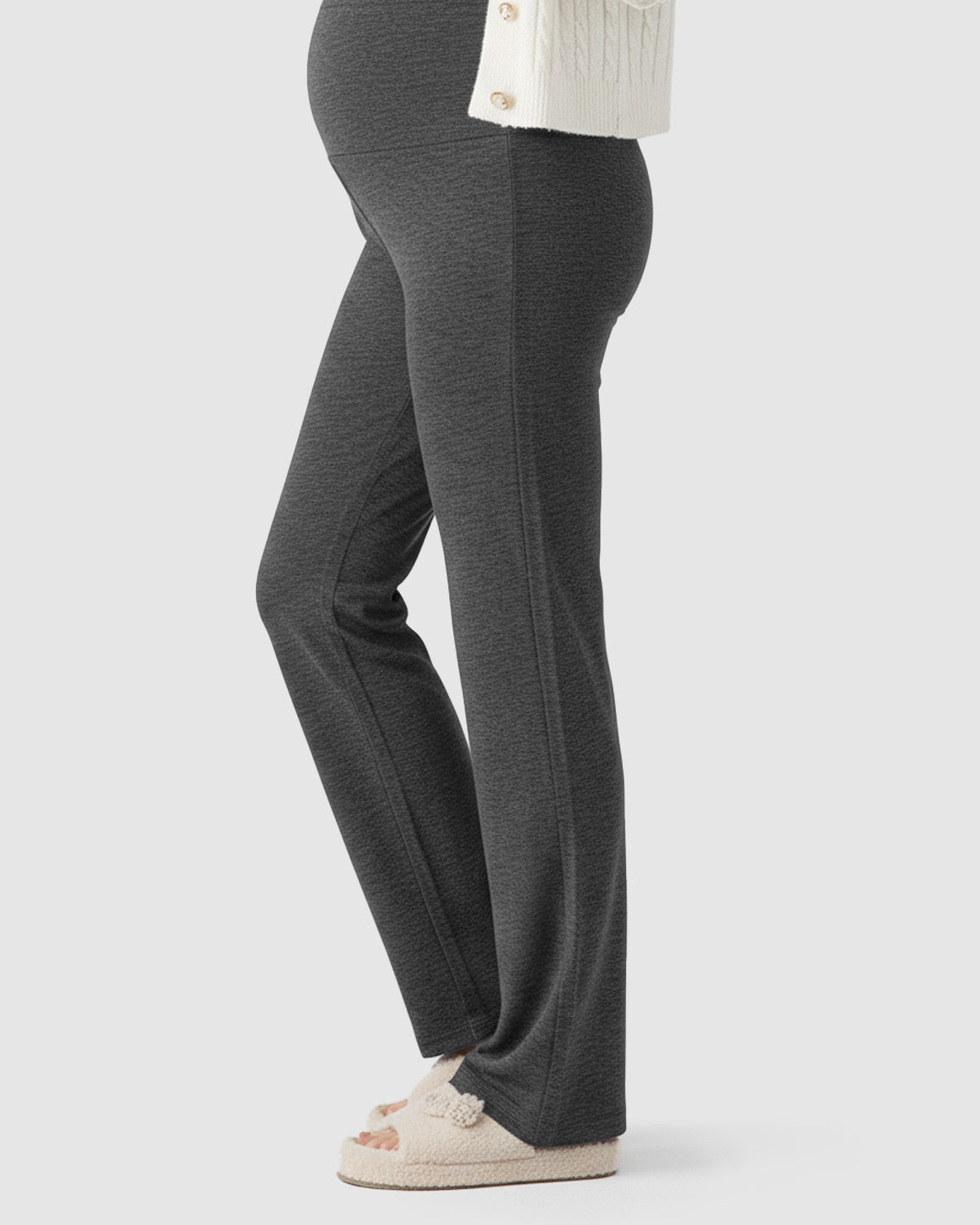 Wide-Leg Flowy Support Maternity Pants