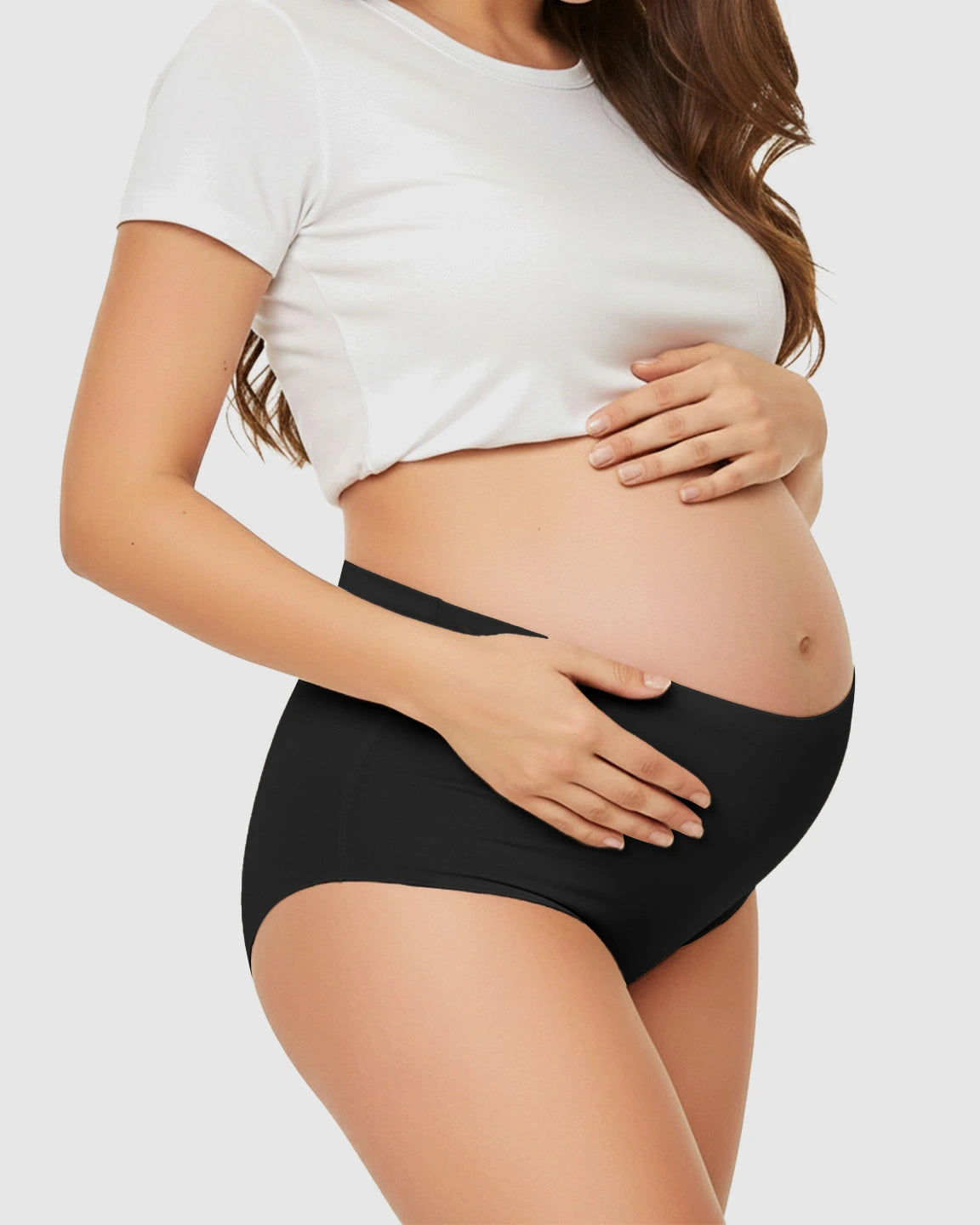 Seamless High-Waist Support Maternity Underwear