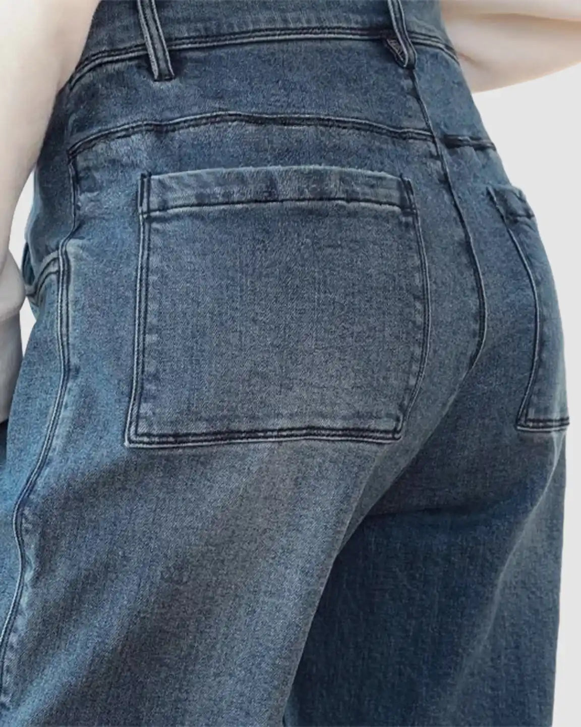 Vintage Loose Fit Cargo Maternity Jeans