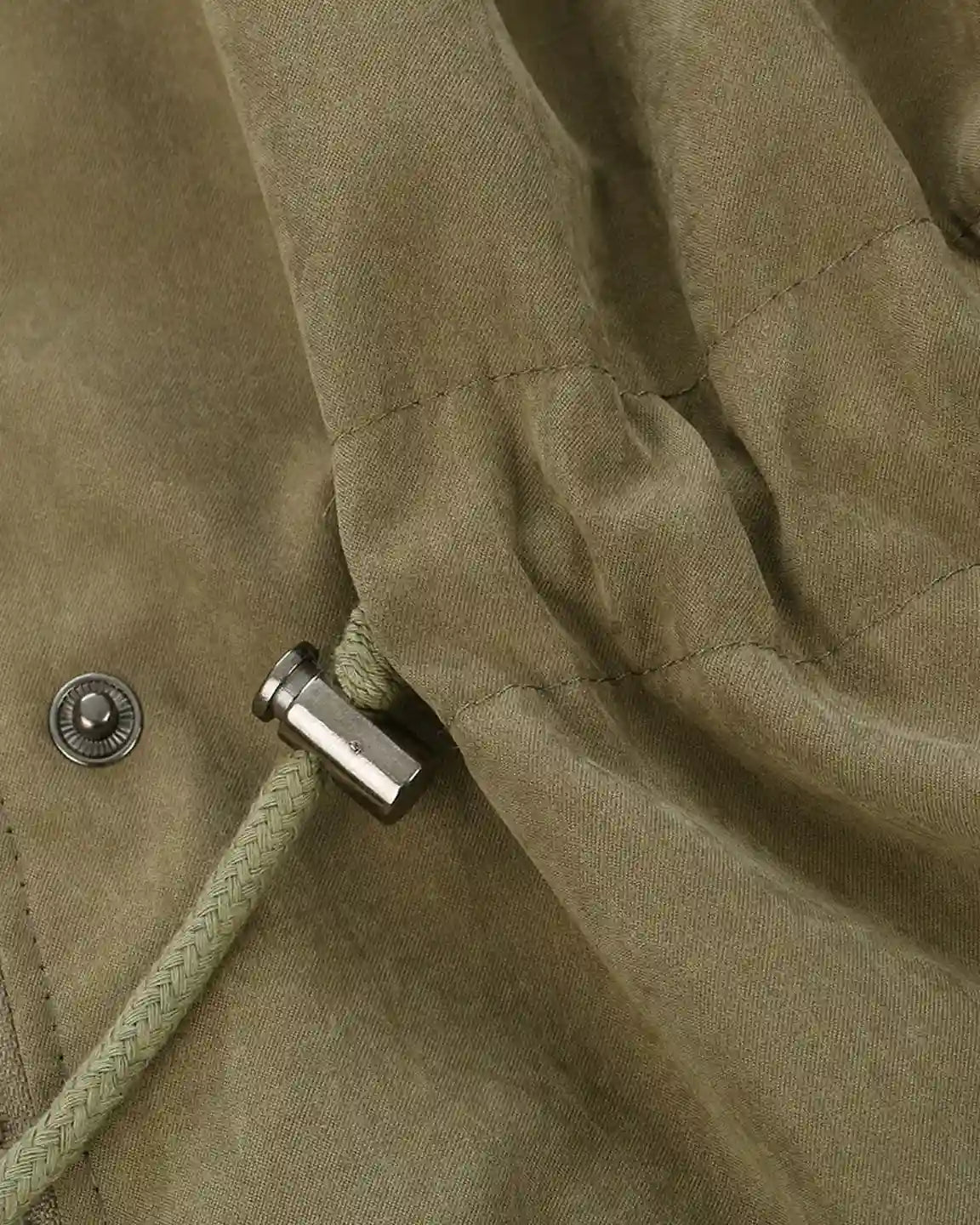 Fur Collar Hooded Long Maternity Jacket