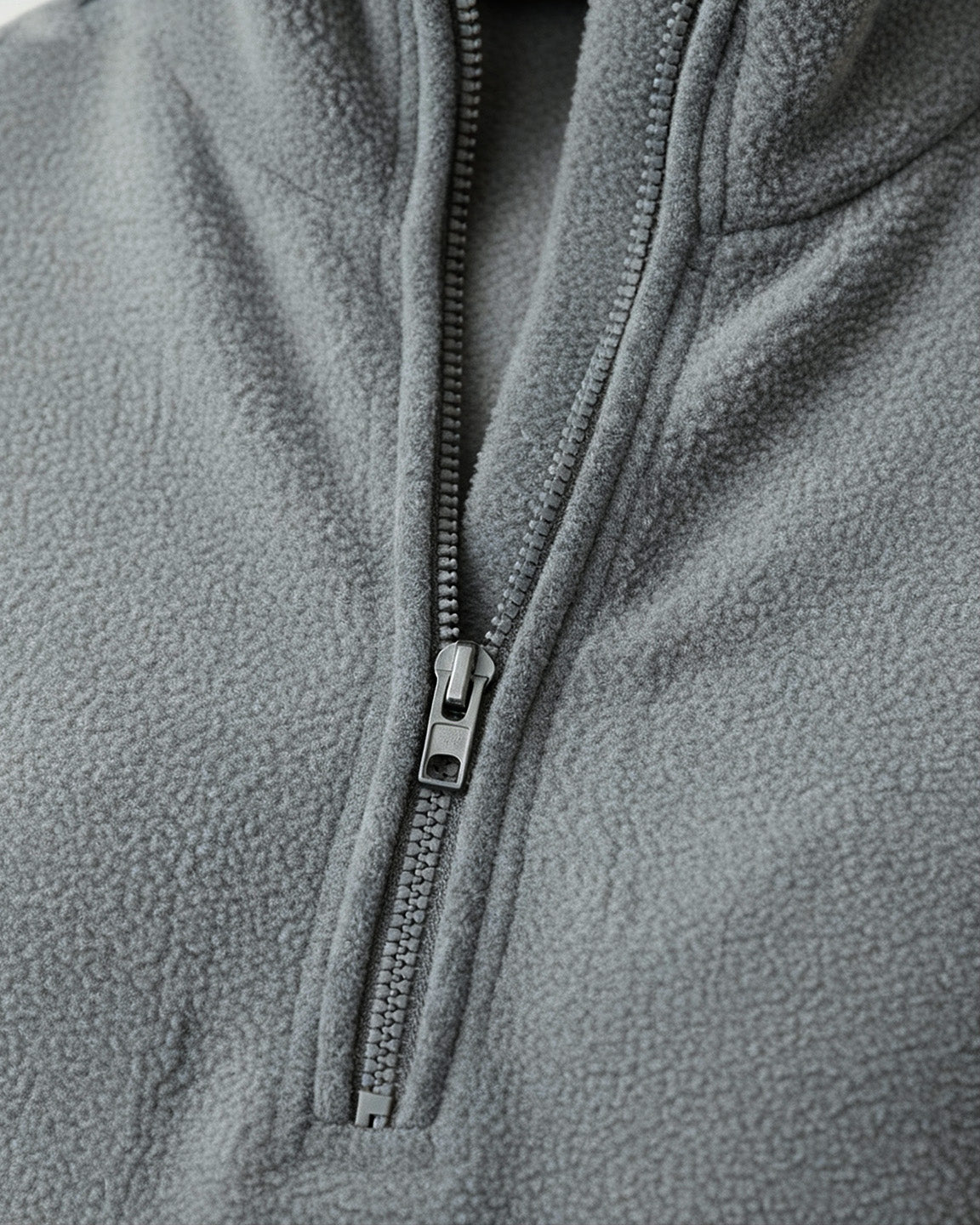 Half-Zip Long Sleeve Maternity Top