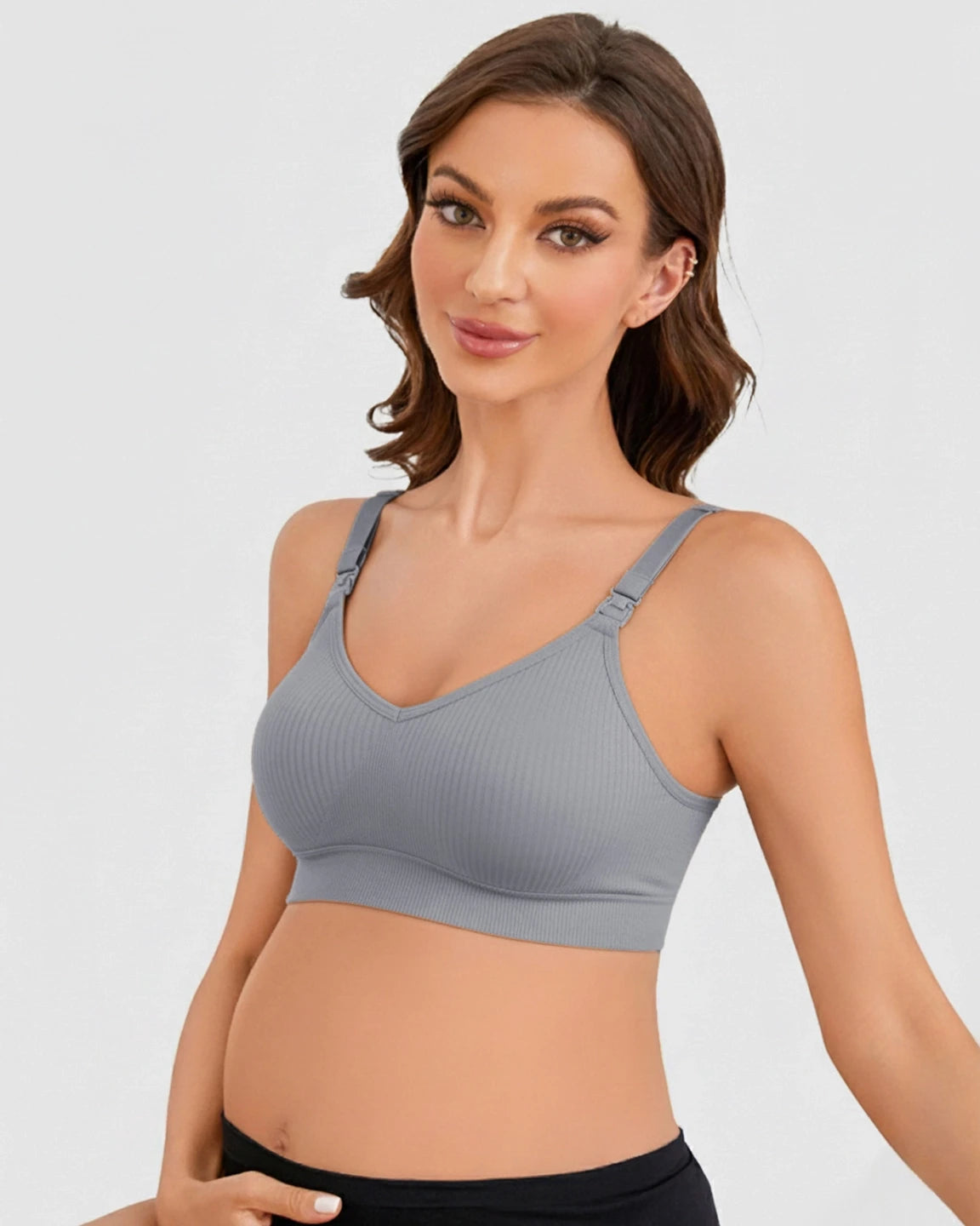 Wireless Front-Open Maternity Nursing Bra