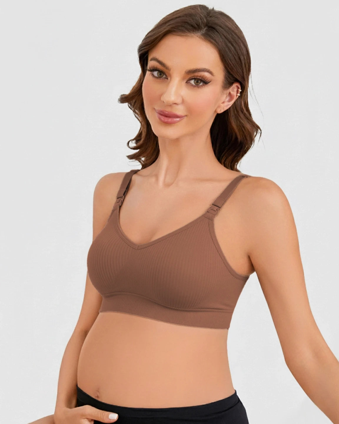 Wireless Front-Open Maternity Nursing Bra