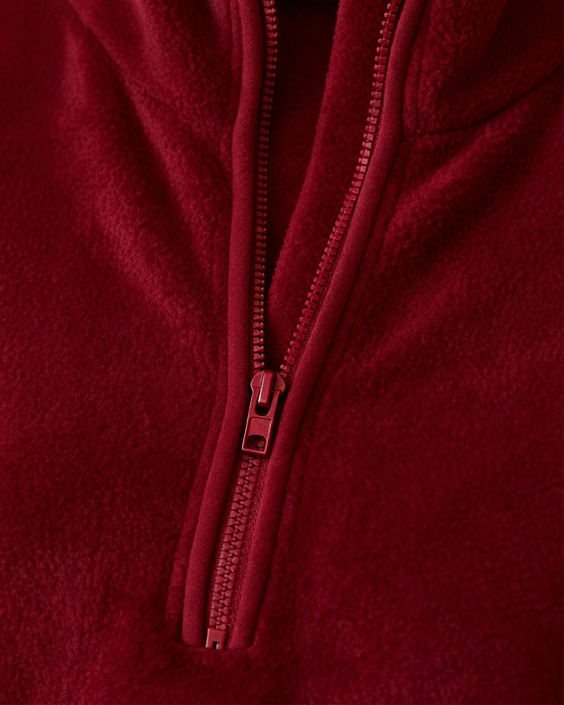 Half-Zip Long Sleeve Maternity Top