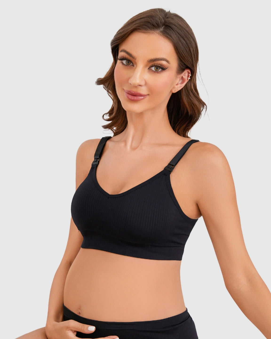 Wireless Front-Open Maternity Nursing Bra