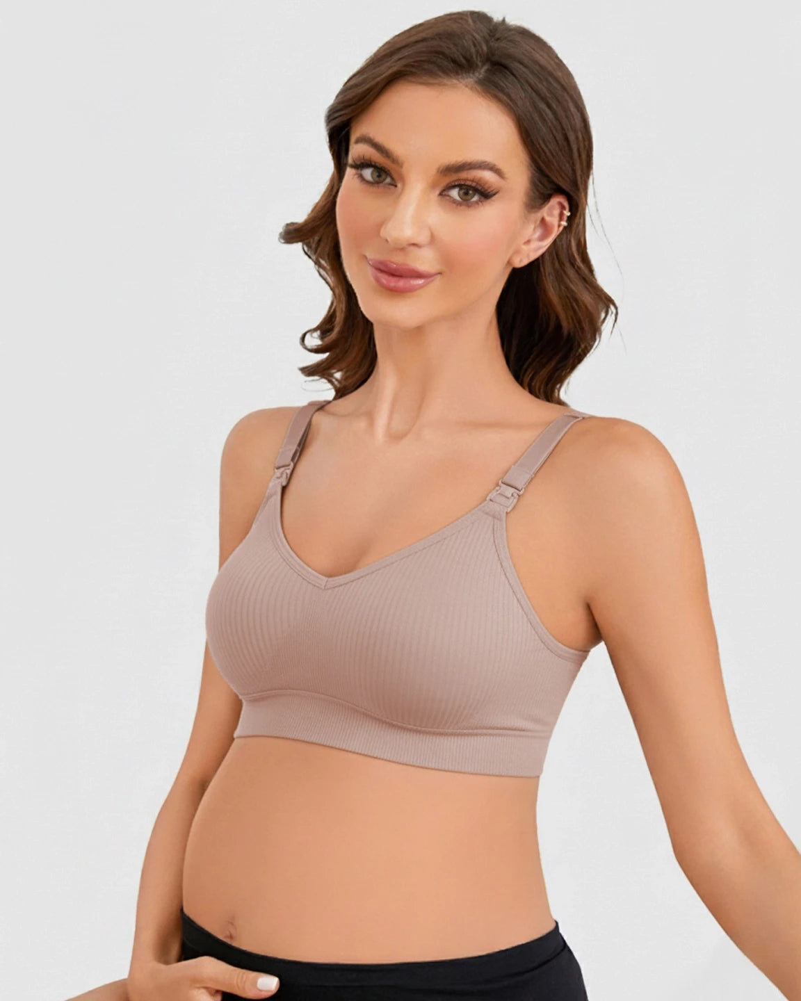 Wireless Front-Open Maternity Nursing Bra
