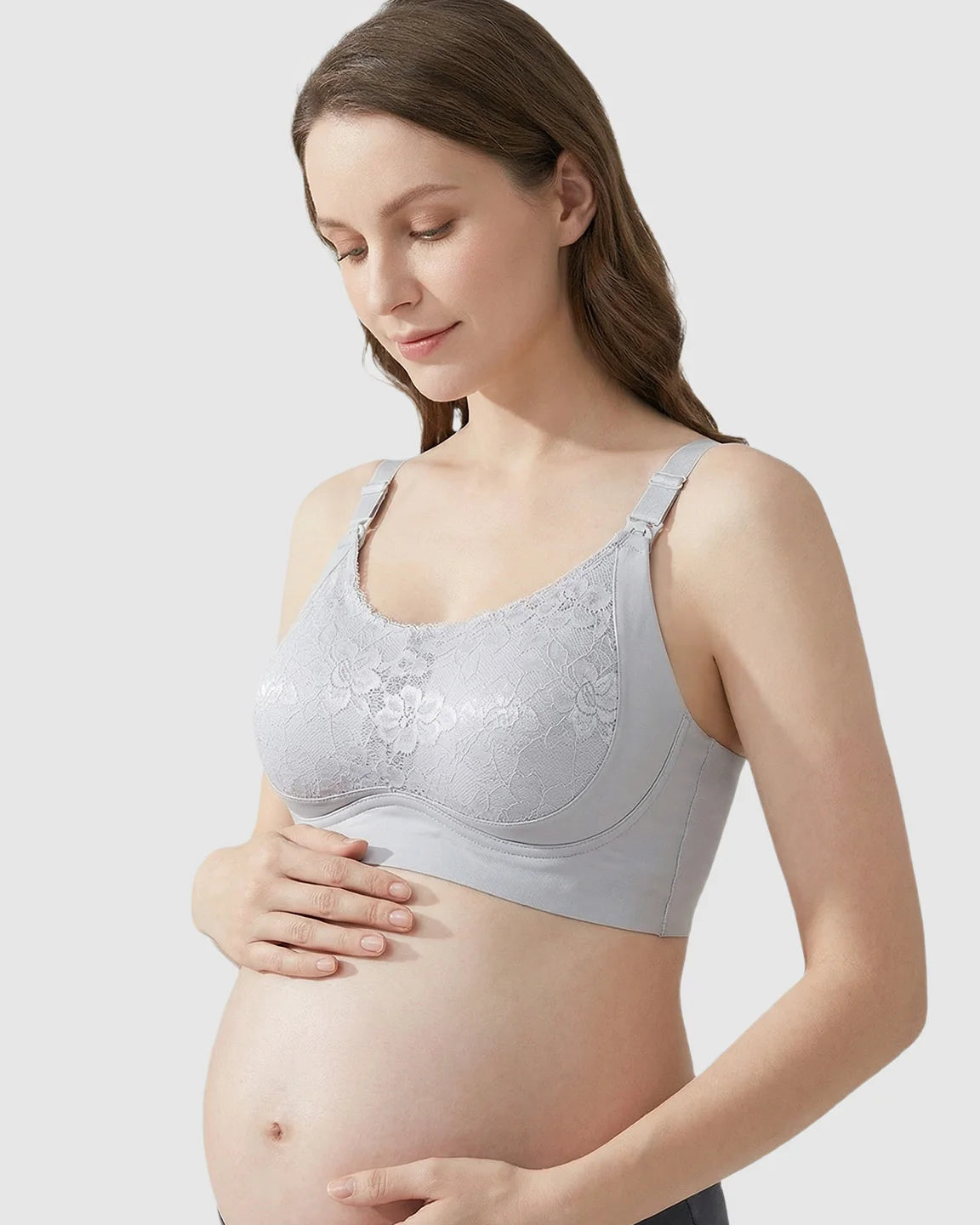 One-Piece Lace Breastfeeding Bra