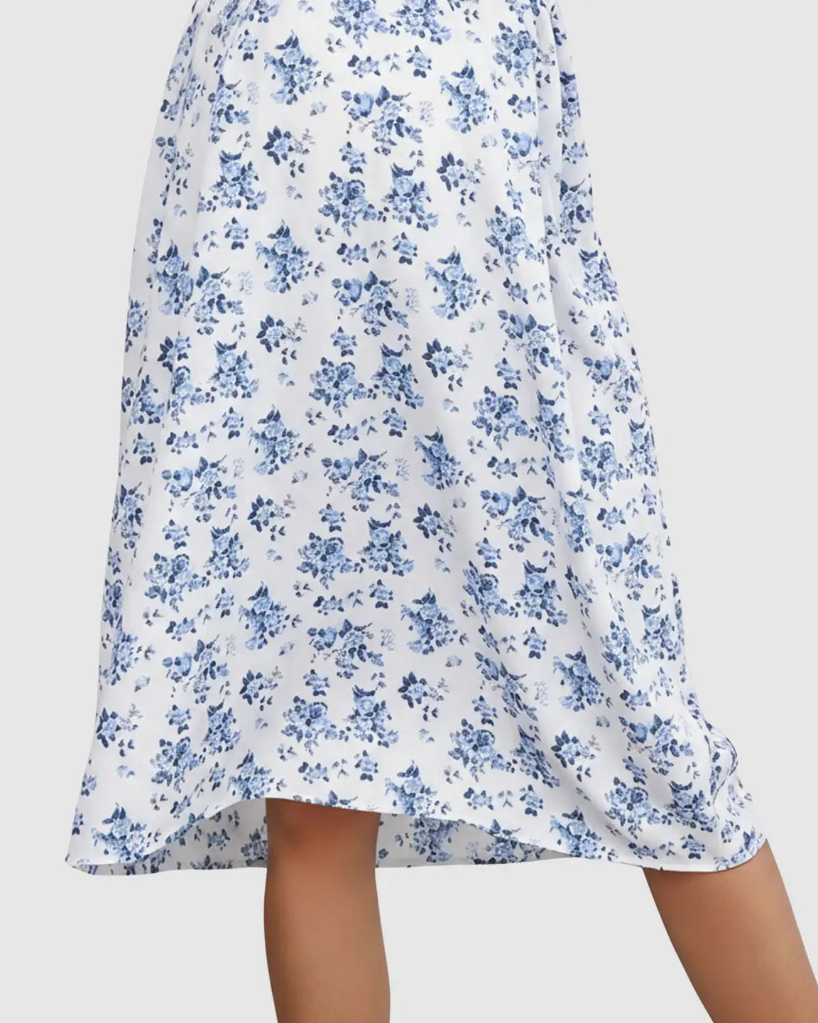 Smocked Bodice Romantic Maternity Dress