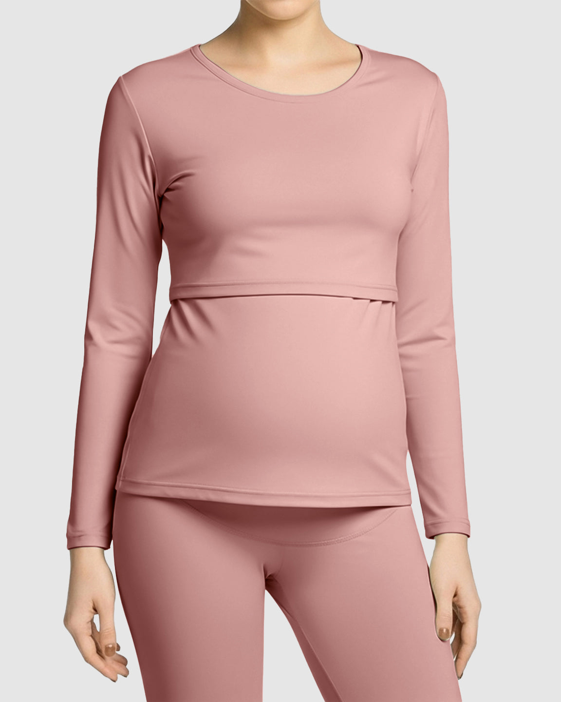 Thick Cotton Nursing Maternity Pajama Set