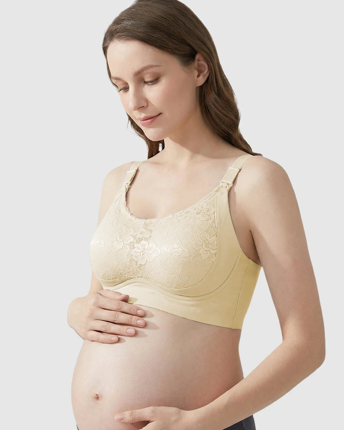 One-Piece Lace Breastfeeding Bra