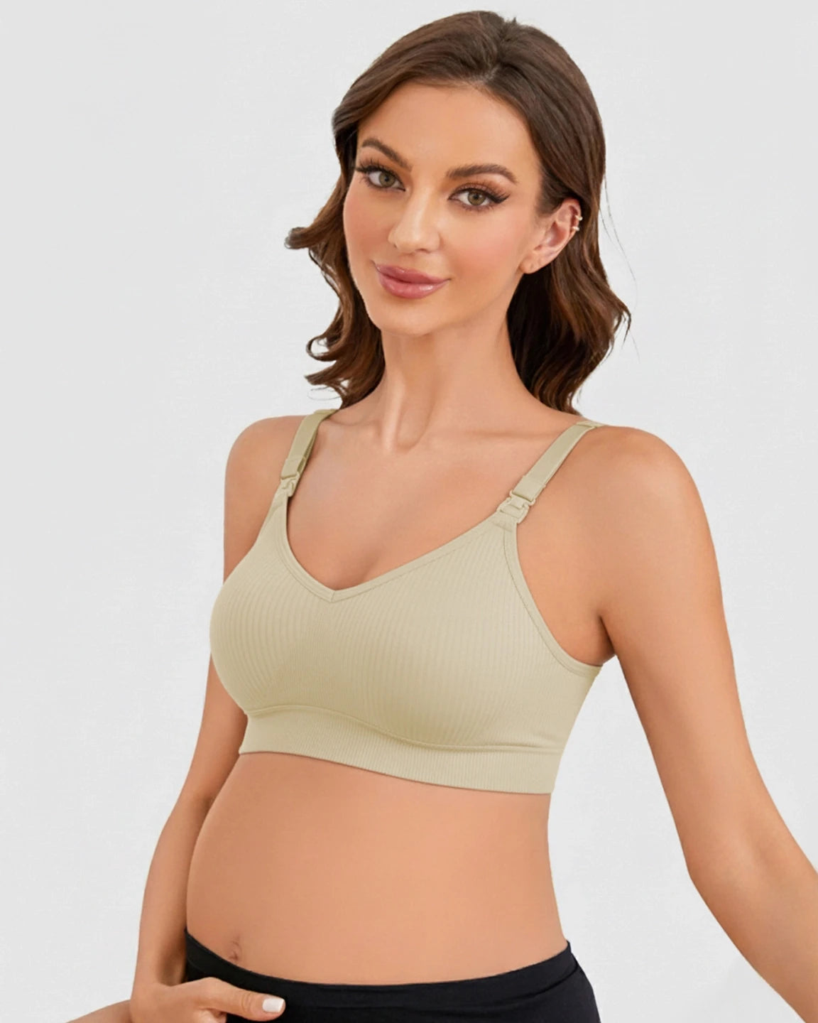 Wireless Front-Open Maternity Nursing Bra