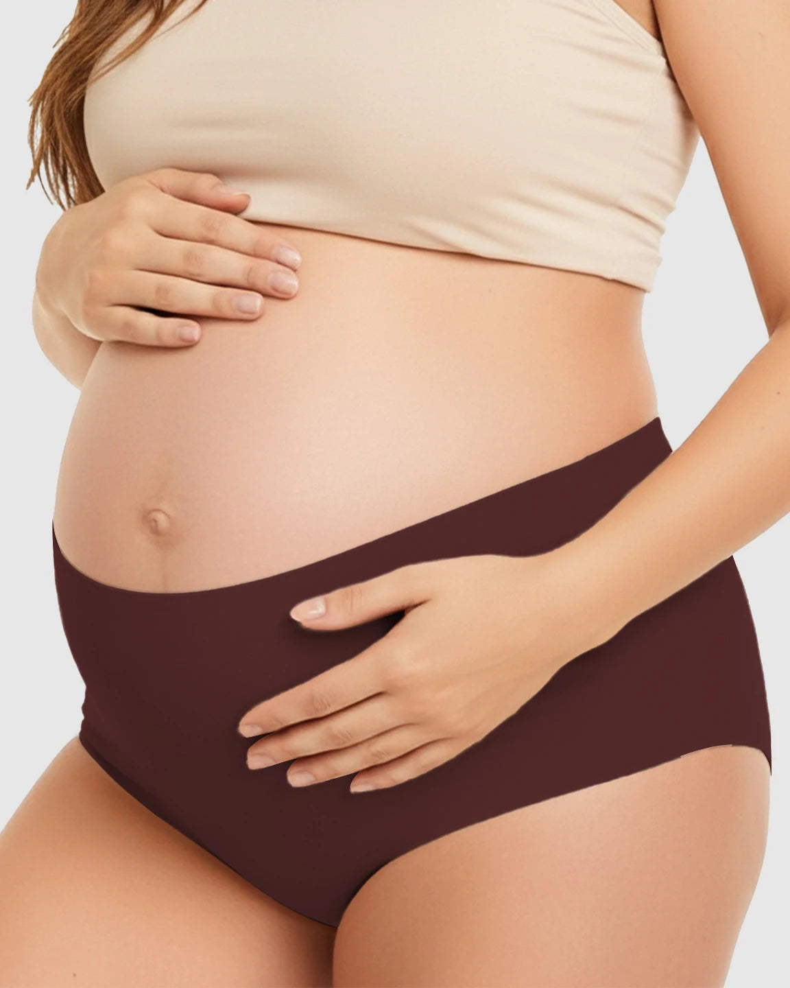 Seamless High-Waist Support Maternity Underwear