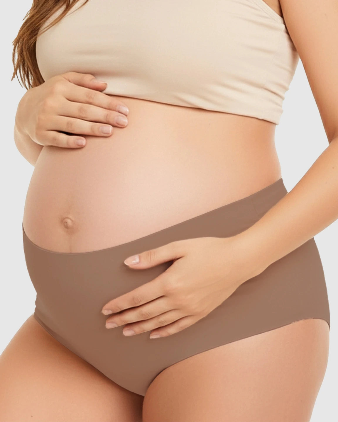 Seamless High-Waist Support Maternity Underwear