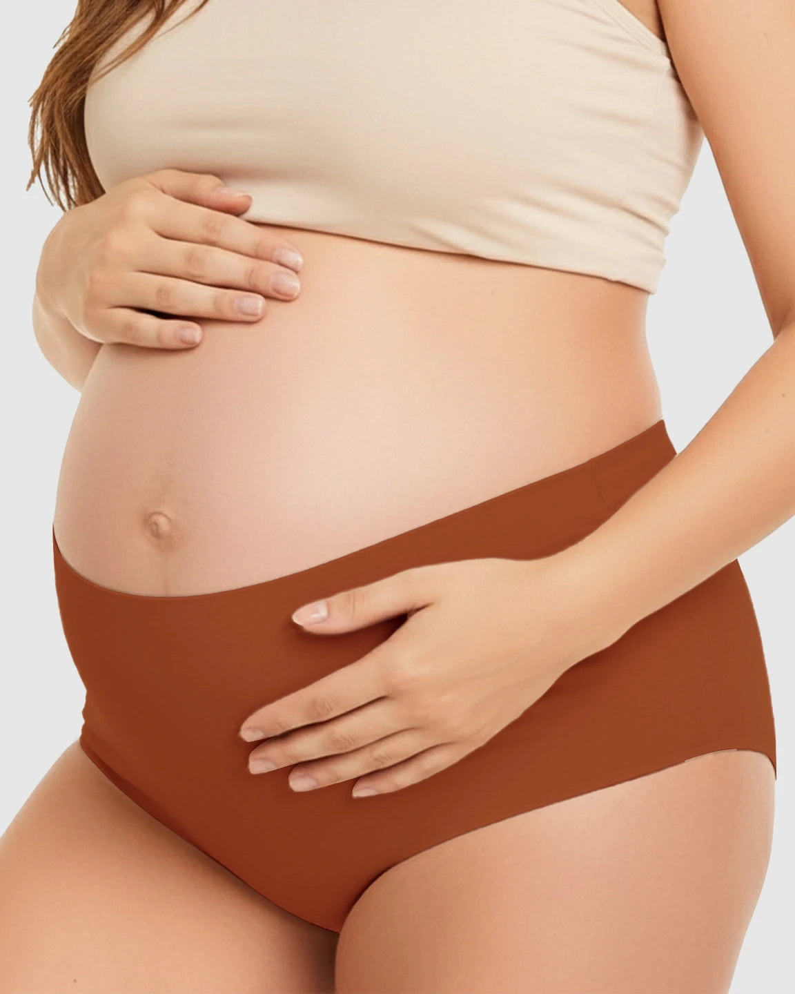 Seamless High-Waist Support Maternity Underwear