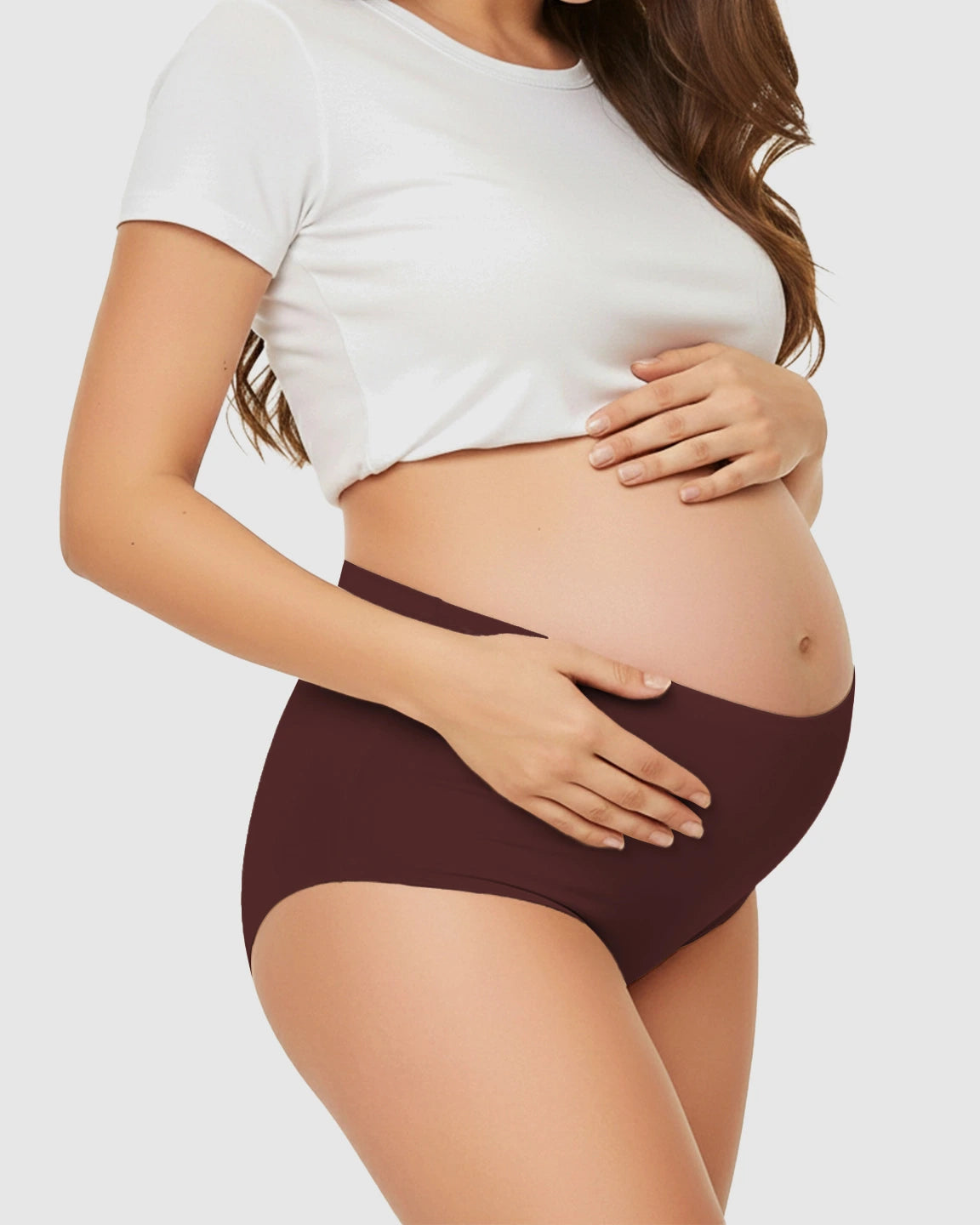 Seamless High-Waist Support Maternity Underwear