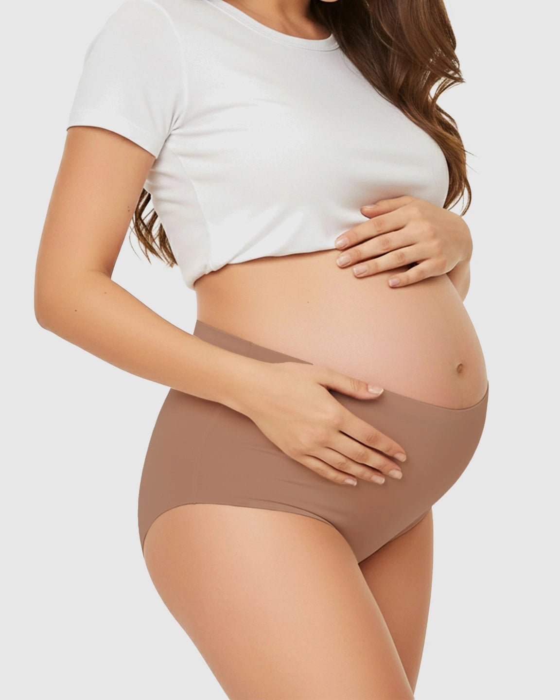 Seamless High-Waist Support Maternity Underwear