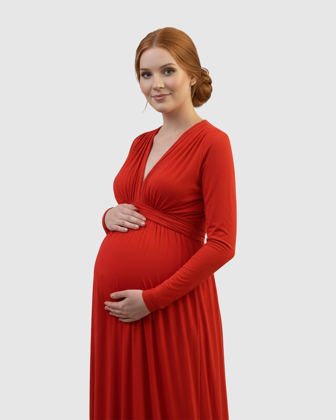 Empire Waist Romantic Style Maternity Photography Gown