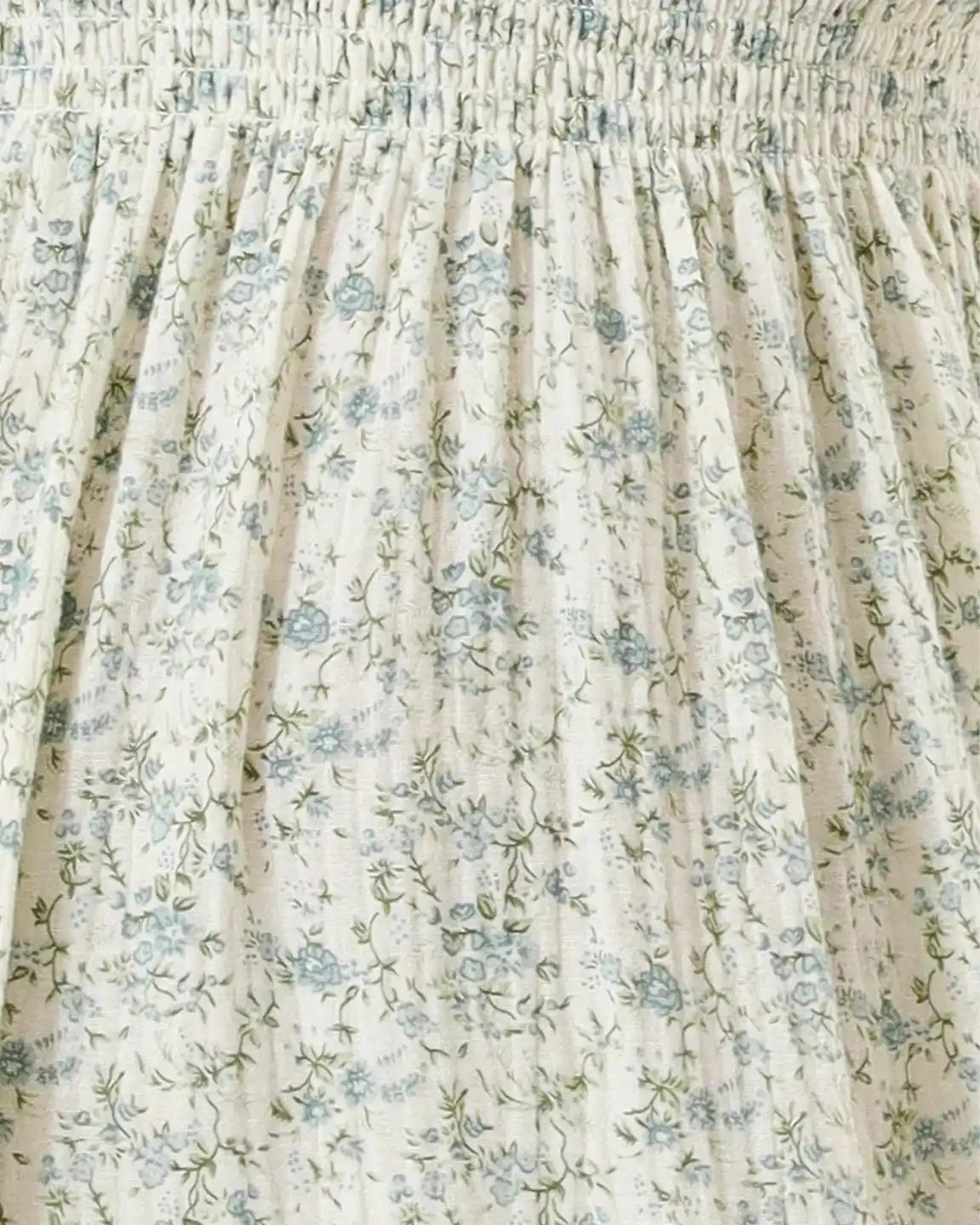 Floral Off-Shoulder Smocked Bodice Maternity Maxi Dress